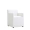 Manhattan Comfort Anna Square Faux Leather Dining Armchair in Cream DC058AR-CR - alternate 5